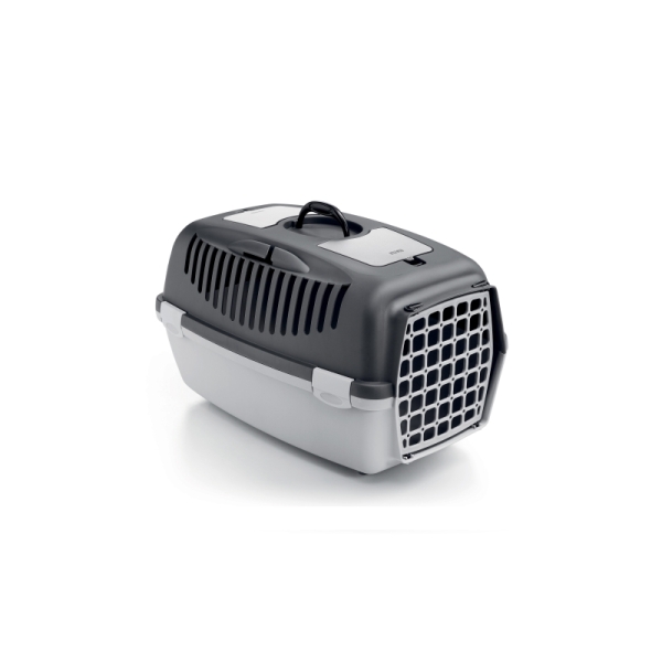 Stefanplast Gulliver 2 Wojer Kedi Köpek Taşıma Çantası Siyah/gri 55x36x35cm - Stefanplast