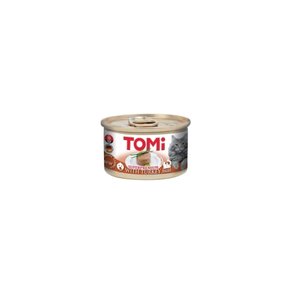 Tomi Kedi Hindi Etli Yaş Mama 85g - Tomi 