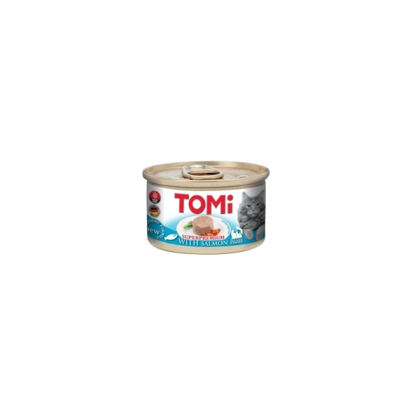 Tomi Kedi Somonlu Yaş Mama 85g - Tomi 