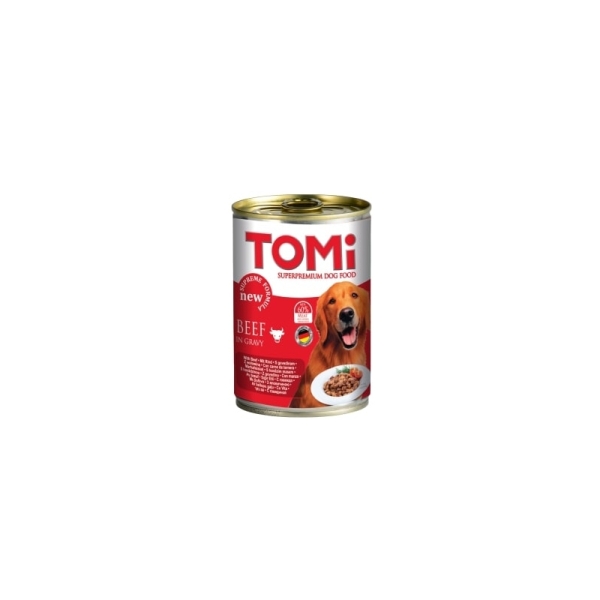 Tomi Köpek Dana Etli Yaş Mama 400g - Tomi 