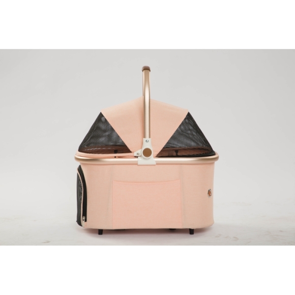 Tommy Evcil Hayvan Arabası Gold Pembe 83*48.5* 110cm Max 10kg - 4
