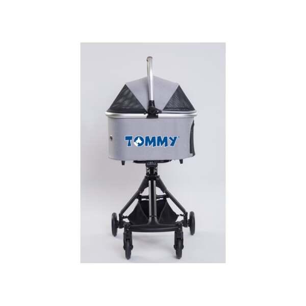 Tommy Evcil Hayvan Arabası Gri 83*48.5*110cm Max 10kg - 2