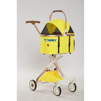 Tommy Evcil Hayvan Arabası Sarı 83*48.5*110cm Max 10kg - 1