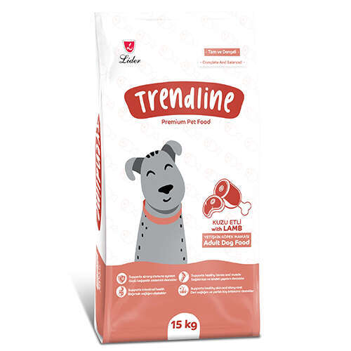 Trendline Kuzulu Yetişkin Kuru Köpek Maması 15 Kg - Trendline