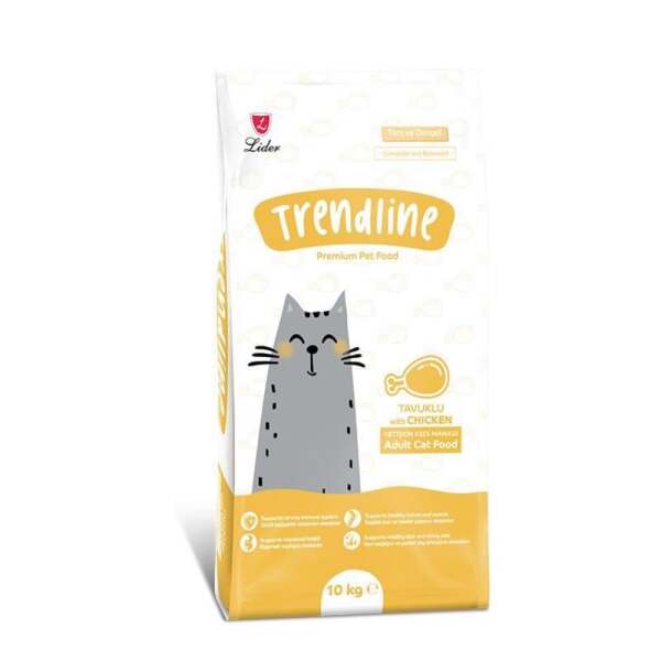 Trendline Tavuklu Yetişkin Kedi Maması 15 kg - Trendline