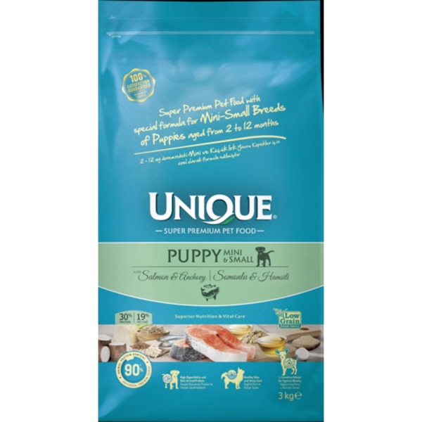 Unique Puppy Mini Small Somonlu ve Hamsili 3 KG - Unique
