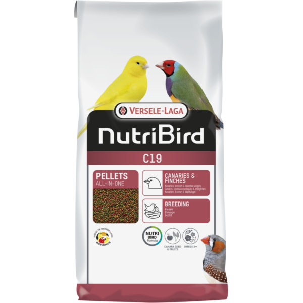 Versele Laga Nutrıbırd C19 Pelet Kanarya Fınch Pelet Yem 3kg - Versele Laga