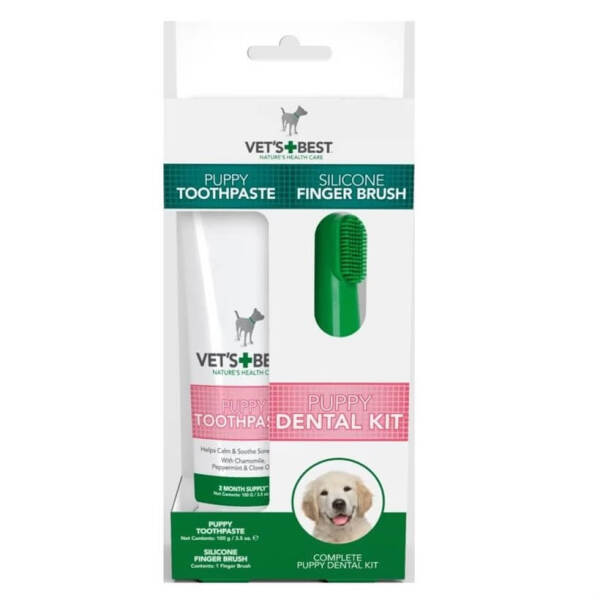 Vets Best Yavru Köpekler için Diş ve Ağız Bakım Seti 100 Gr - Vets Best