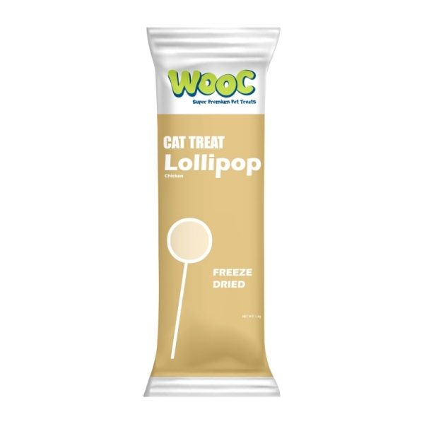 Wooc Tavuklu Kedi Lolipop 50'LI - Wooc 